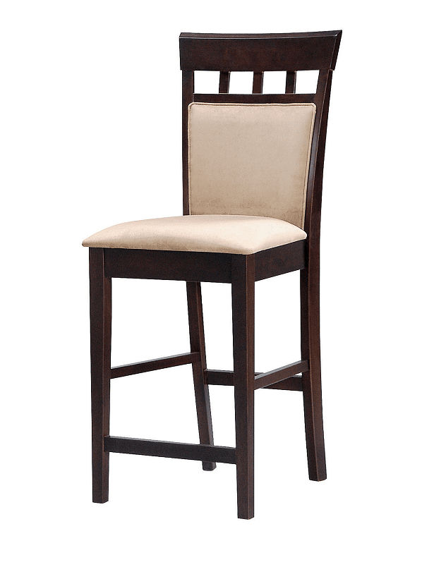 Gabriel Cushion Back Counter Height Chairs (includes 2 chairs) by Coaster