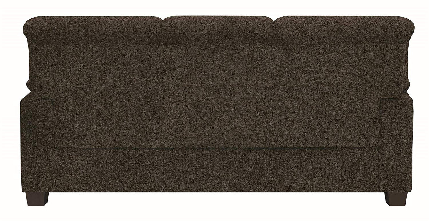 Clementine Brown Sofa by Coaster