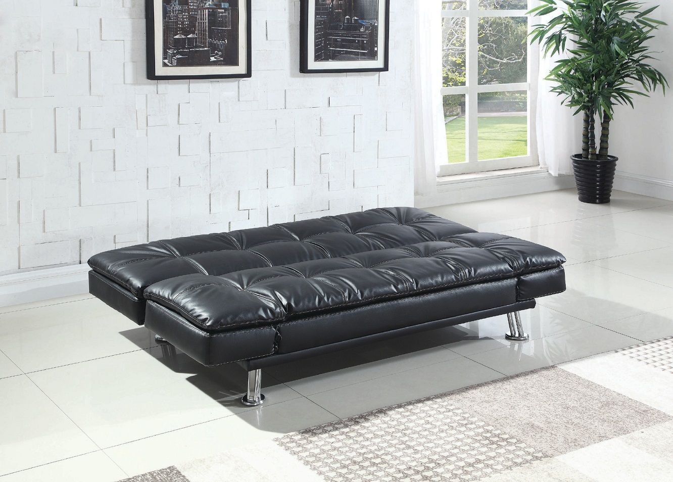 Dilleston Black Sofa Bed by Coaster
