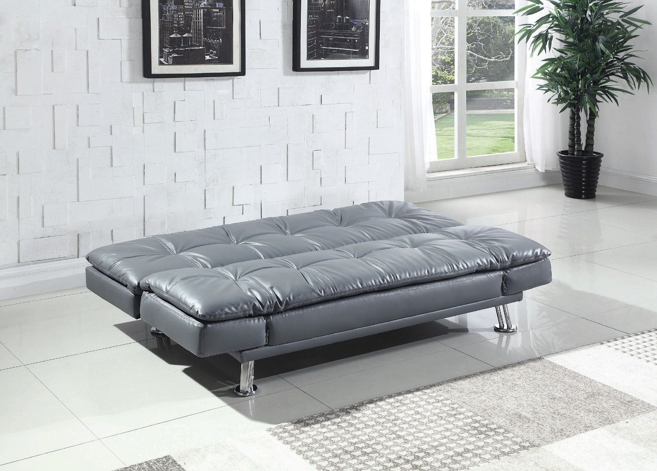 Dilleston Grey Sofa Bed by Coaster