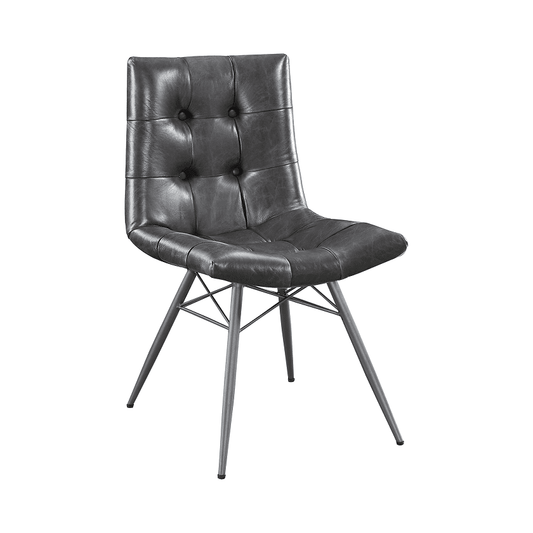 Aiken Charcoal Dining Chairs (includes 4 chairs) by Coaster