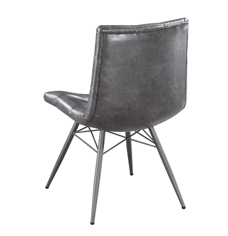 Aiken Charcoal Tufted Dining Chairs (includes 4 chairs) by Coaster