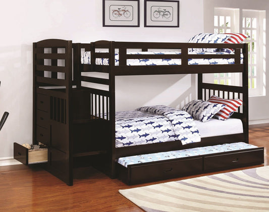 Dublin Twin/Twin Stairway Bunk Bed by Coaster