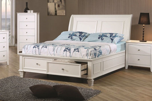 Full Selena Storage Sleigh Bed Frame by Coaster