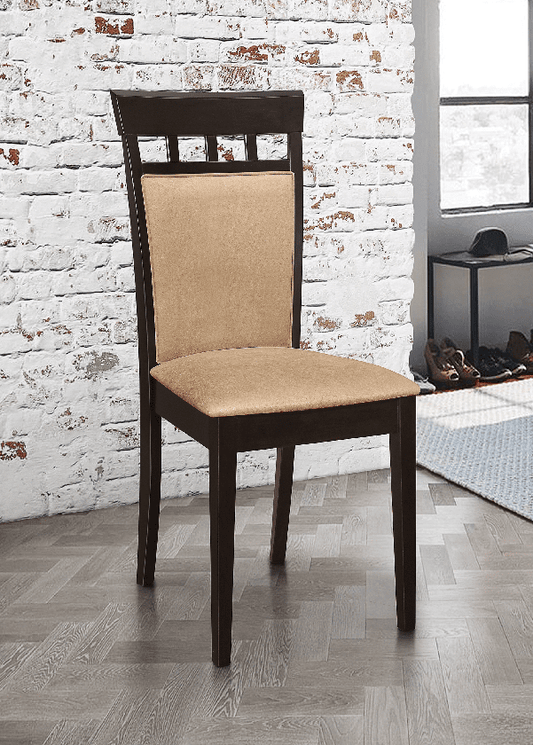 Gabriel Cushion Back Dining Chairs (includes 2 chairs) by Coaster