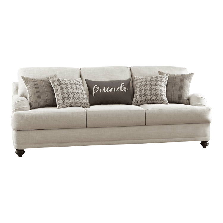 Glenn Light Grey/Grey Sofa and Love Seat by Coaster