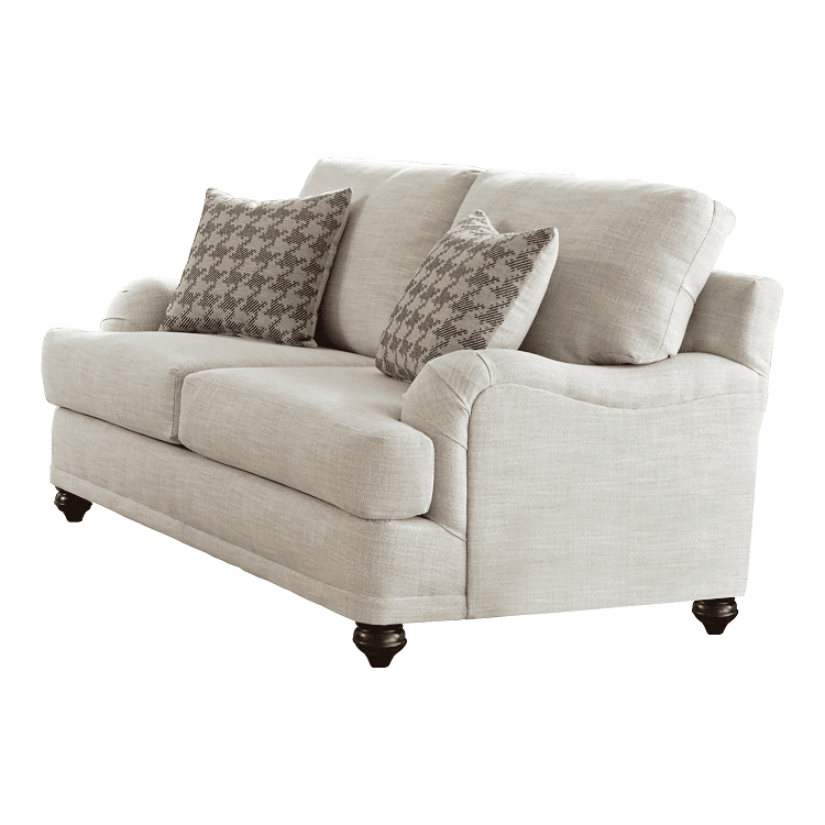 Glenn Light Grey/Grey Love Seat by Coaster