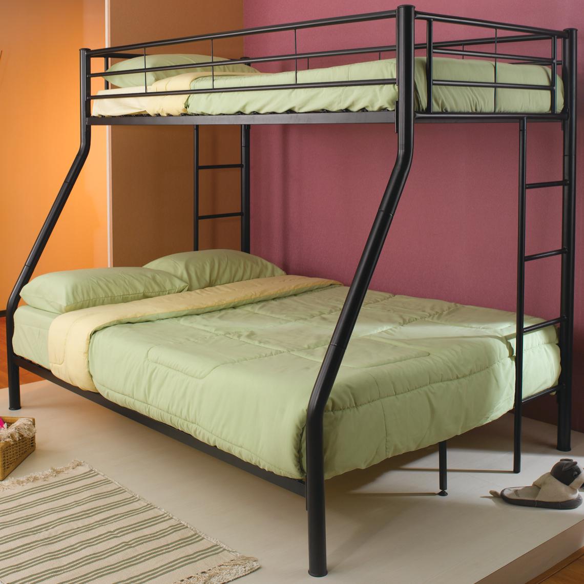 Hayward Black Twin/Full Bunk Bed by Coaster