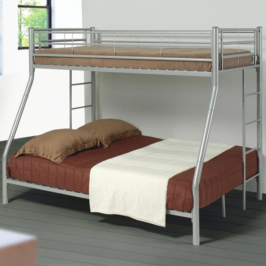 Hayward Silver Twin/Full Bunk Bed by Coaster