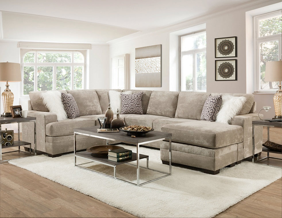 Hearth Cement Sectional by Delta