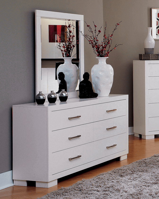 Jessica White Dresser by Coaster