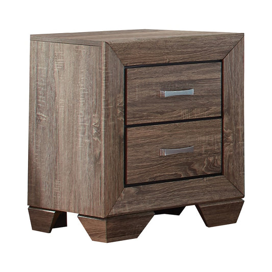 Kauffman Washed Taupe Nightstand by Coaster