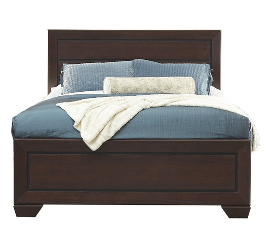 King Kauffman Dark Cocoa Bed Frame by Coaster