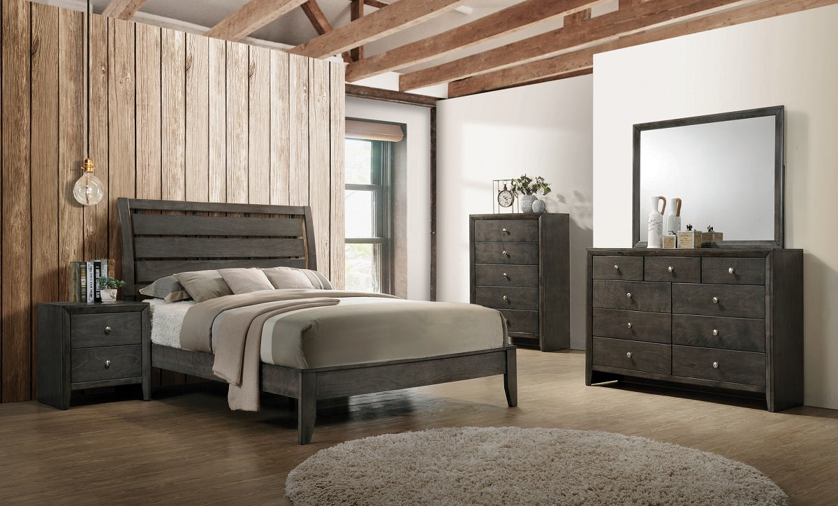 King Serenity Grey Bed Frame by Coaster