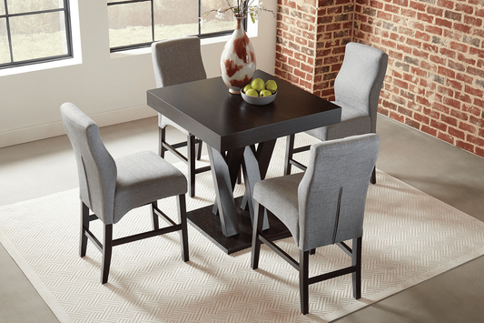 Lampton Counter Height Set (table and 4 chairs) by Coaster