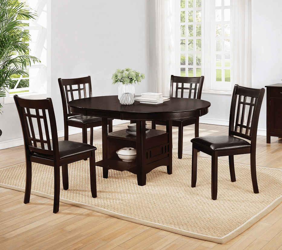 Lavon (table and 4 chairs) by Coaster