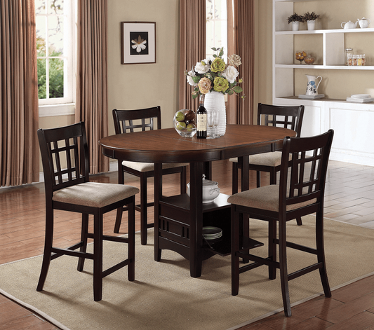 Lavon II Counter Height Set (table and 4 chairs) by Coaster