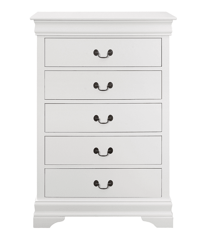 Louis Philippe White Chest by Coaster