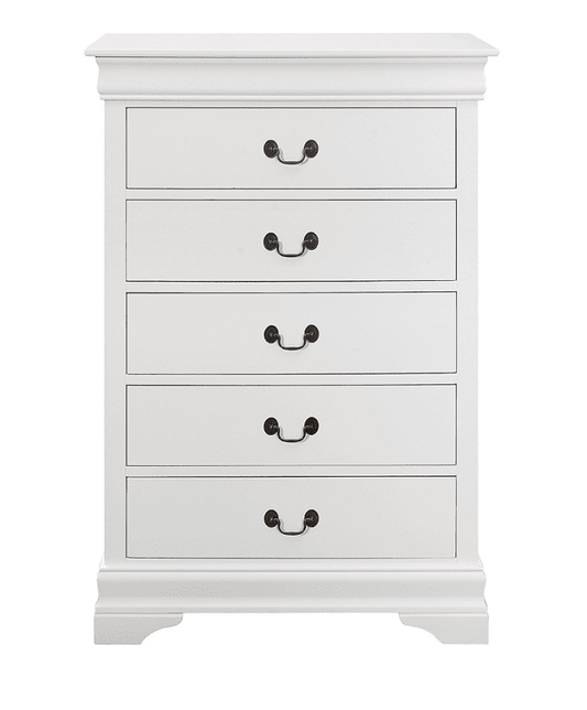 Louis Philippe White Chest by Coaster