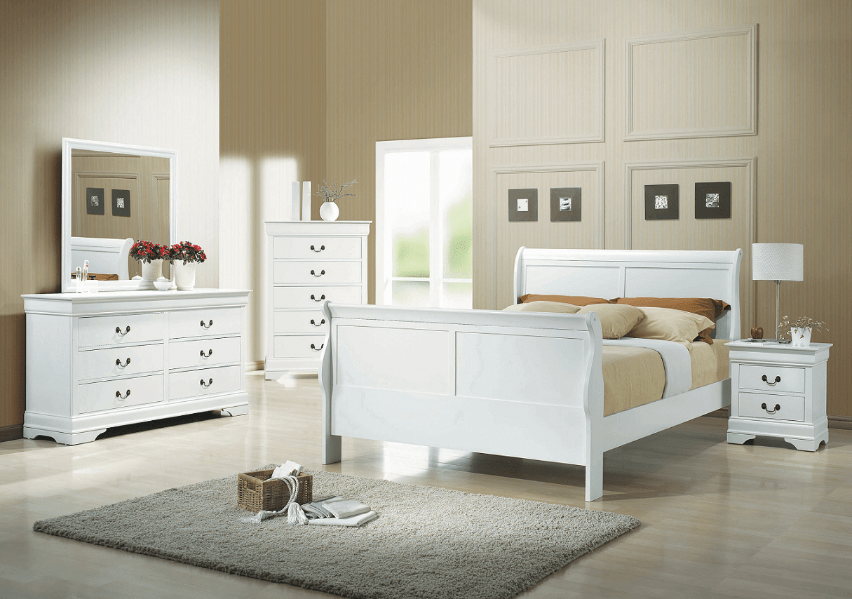 Louis Philippe White Dresser by Coaster – Dallas Furniture Online