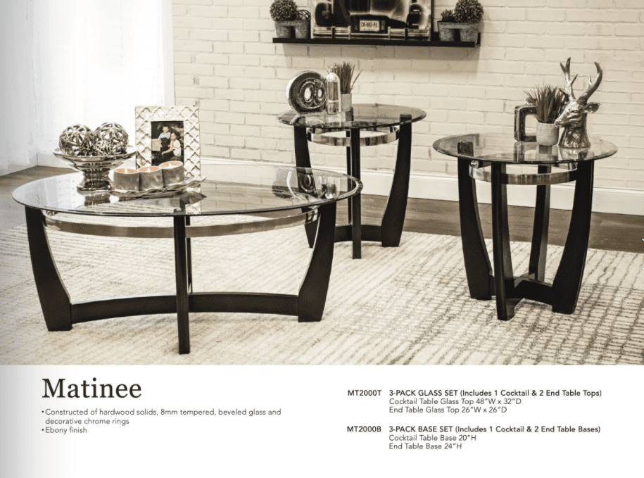 Matinee Table Set by Steve Silver