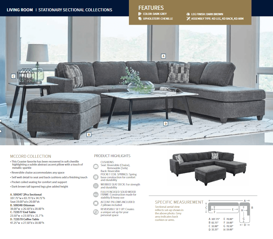 McCord Sectional by Coaster