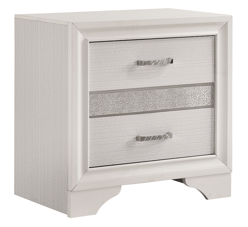 Miranda White Nightstand by Coaster