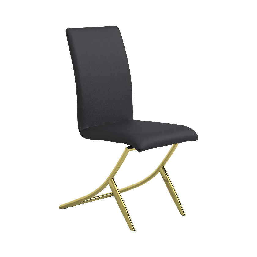 Carmelia Black Dining Chairs (includes 4 chairs) by Coaster