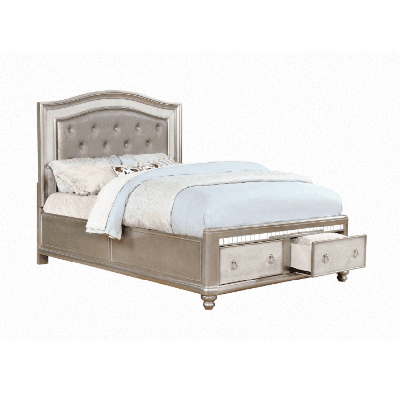 King Bling Game Storage Platform Bed Frame by Coaster