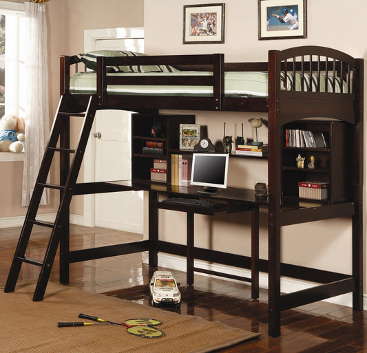 Perris Workstation Loft Bed by Coaster