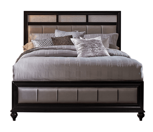 Queen Barzini Grey/Black Bed Frame by Coaster