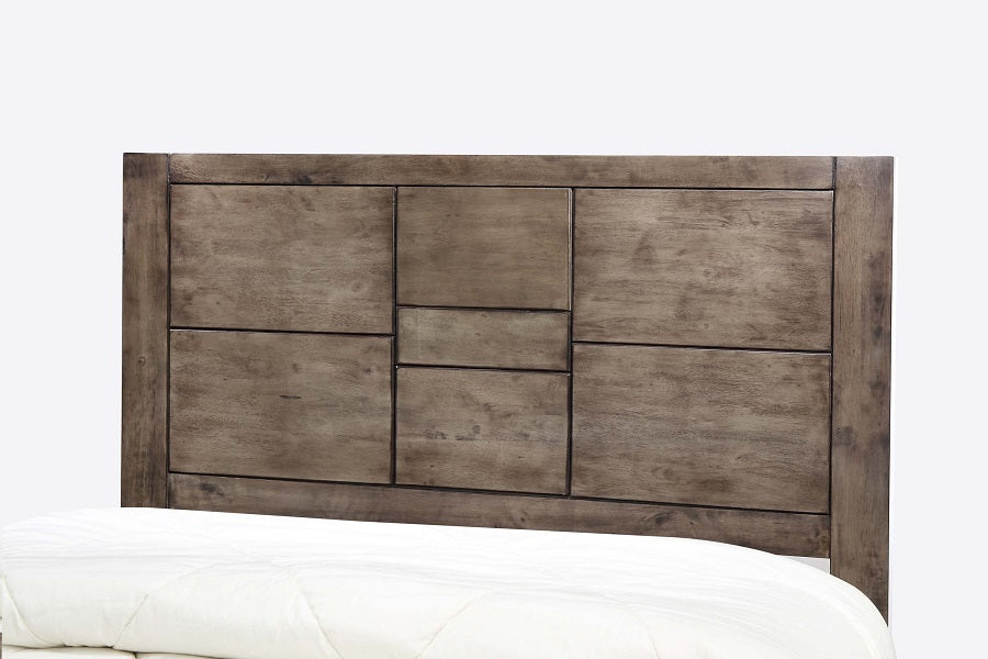 Queen Logic Grey Platform Bed Frame by Elements