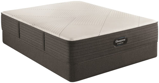 Queen Size Silver Hybrid IP Plush by BeautyRest