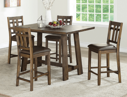 Saranac Counter Height Set (table and 4 chairs) by Steve Silver