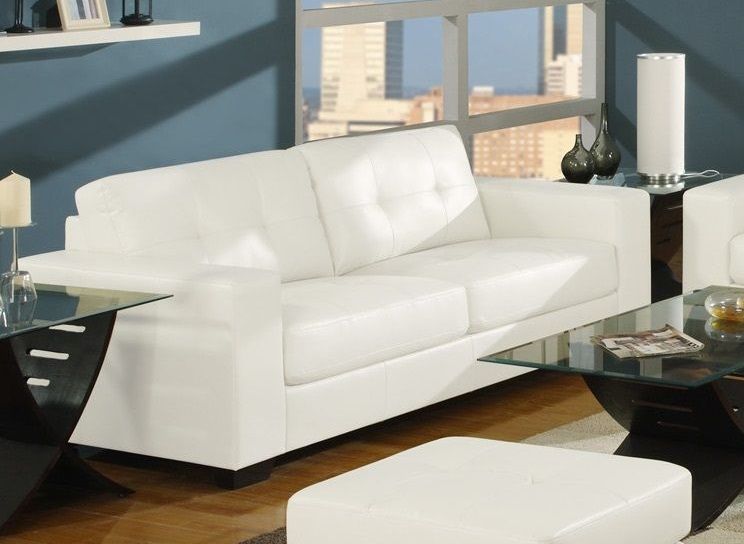 Sedona White Sofa and Love Seat by Generation Trade