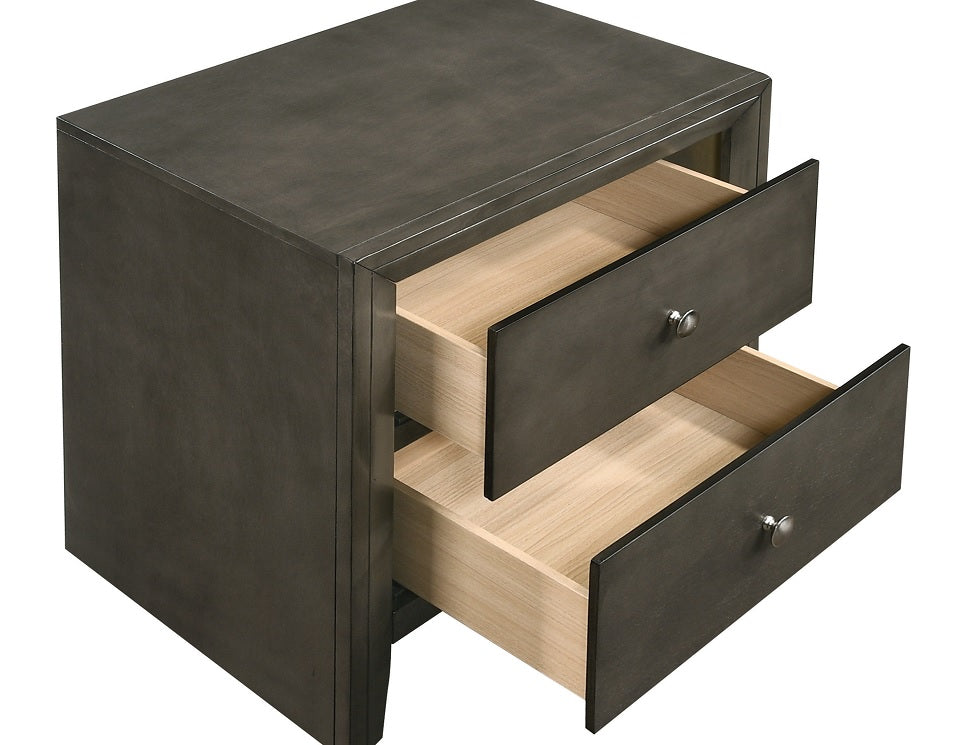 Serenity Grey Nightstand by Coaster