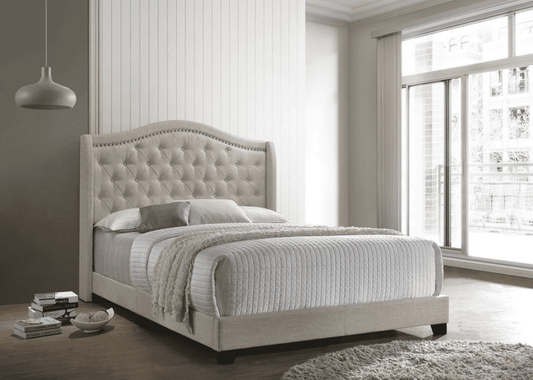 Queen Sonoma Beige Bed Frame by Coaster