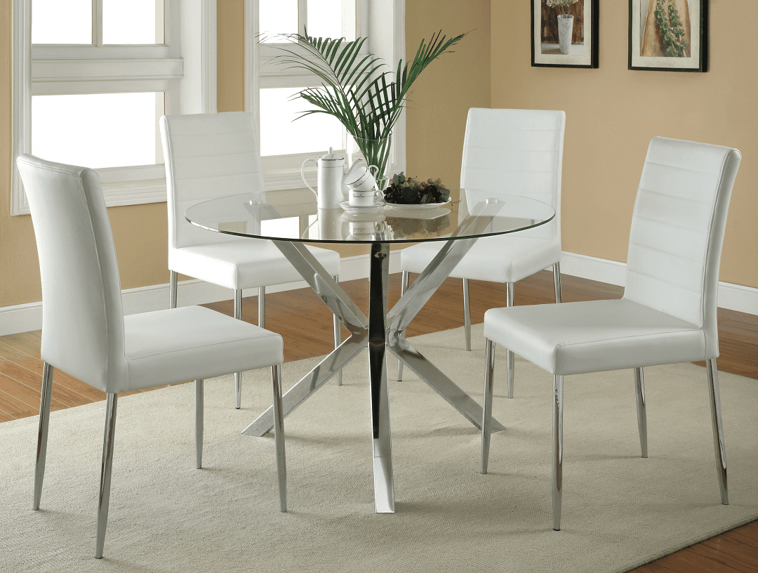 Maston White Dining Chairs (includes 4 chairs) by Coaster